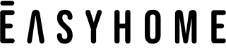 EasyHome logo on grey background
